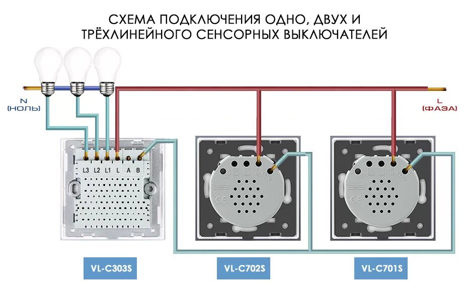 Подключение сенсорного проходного выключателя одноклавишного Как подключить умный выключатель фото, видео - 38rosta.ru