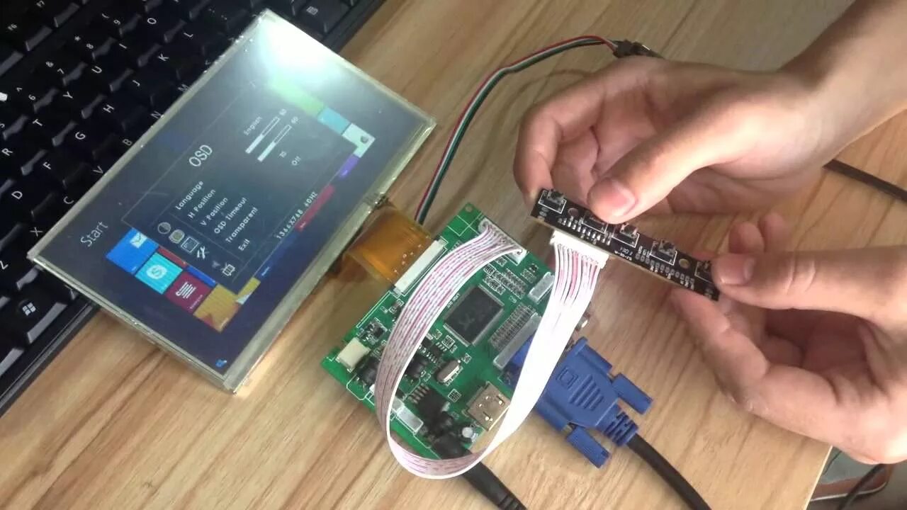 Подключение сенсорного телефона Raspberry Pi 7'' LCD Installation - YouTube