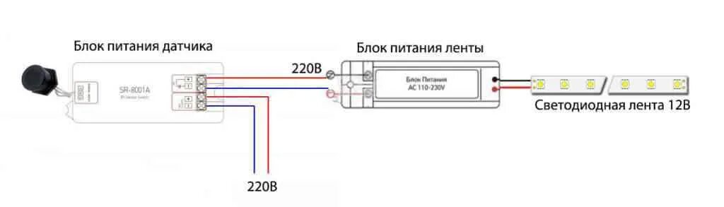 Подключение сенсорного выключателя к светодиодной ленте Как подключить выключатель к диодной ленте - Аmk-Stroy.su