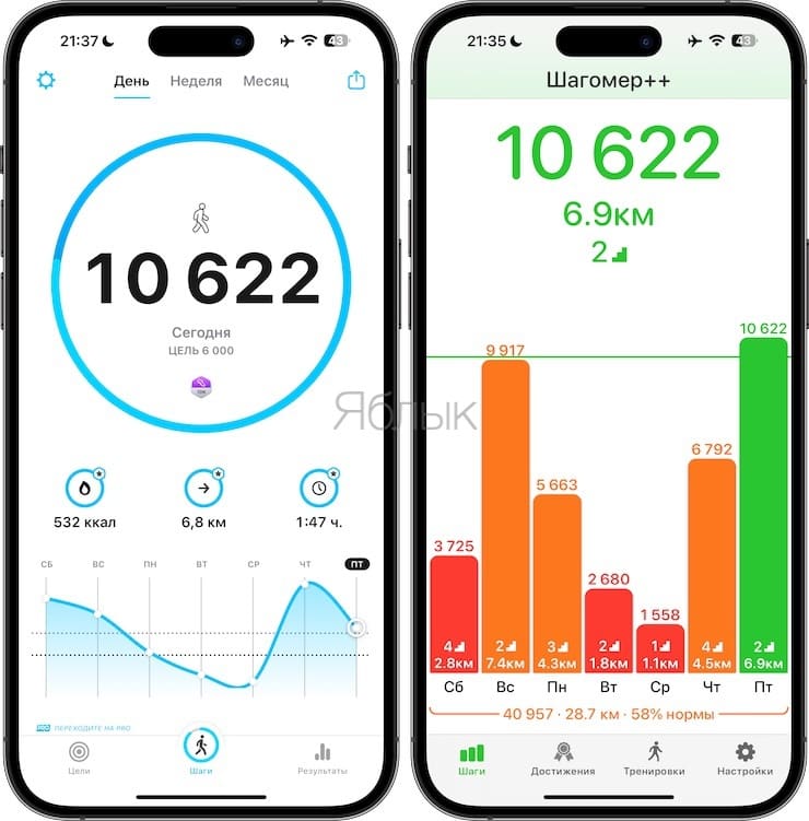 Подключение шагомера телефону Шагомер на Айфоне: лучшие бесплатные приложения, настройка и виджеты