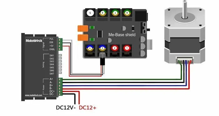 Подключение шагового двигателя 4 провода Подключение шагового двигателя 4 провода - Basanova.ru