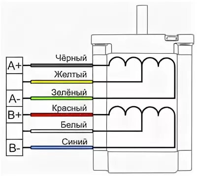 Подключение шагового двигателя 4 провода Гибридные шаговые двигатели серии FL42STH - Мегаконтроль
