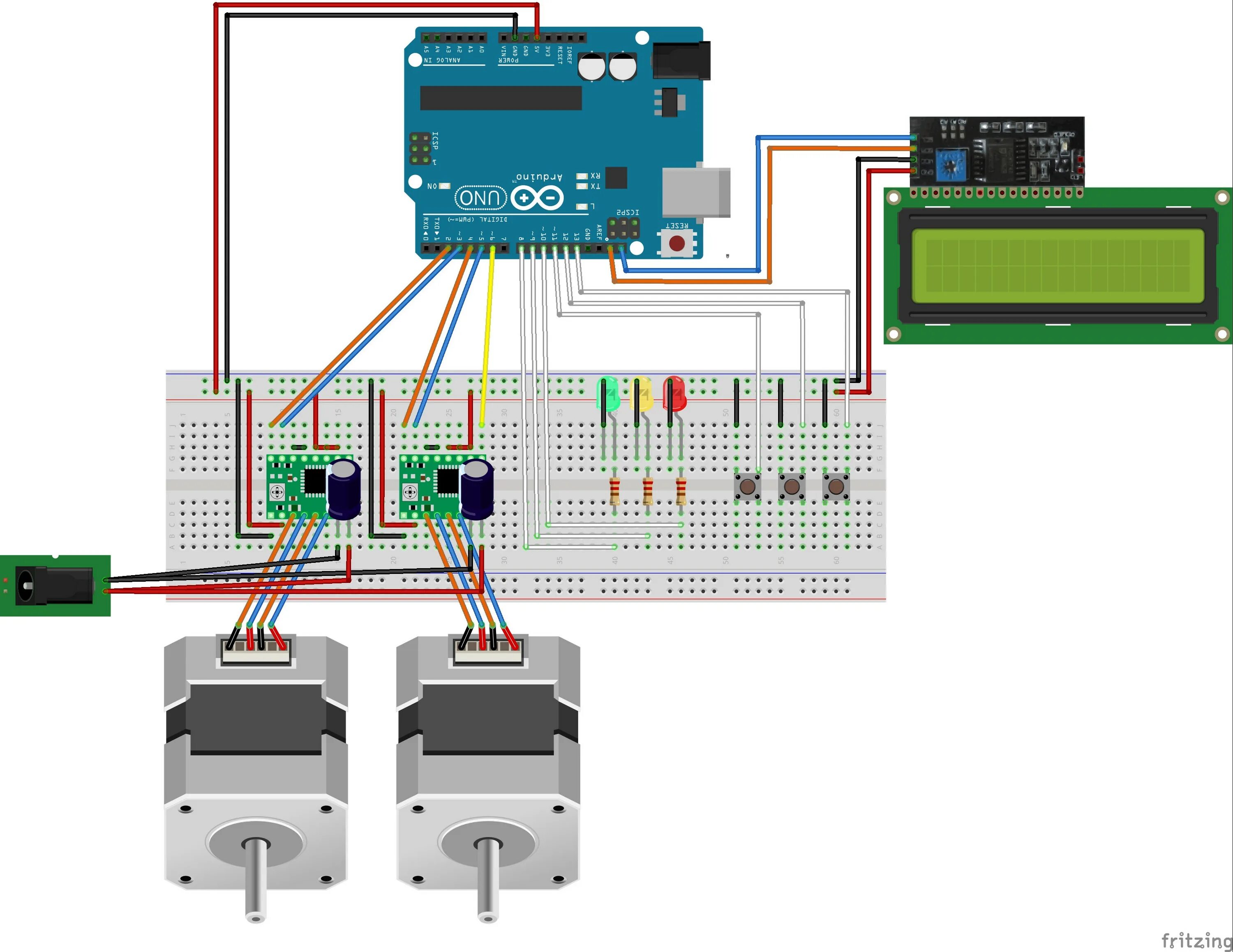 Подключение шагового двигателя к ардуино нано arduino uno - Powering two stepper motors with A4988 drivers - Arduino Stack Exc