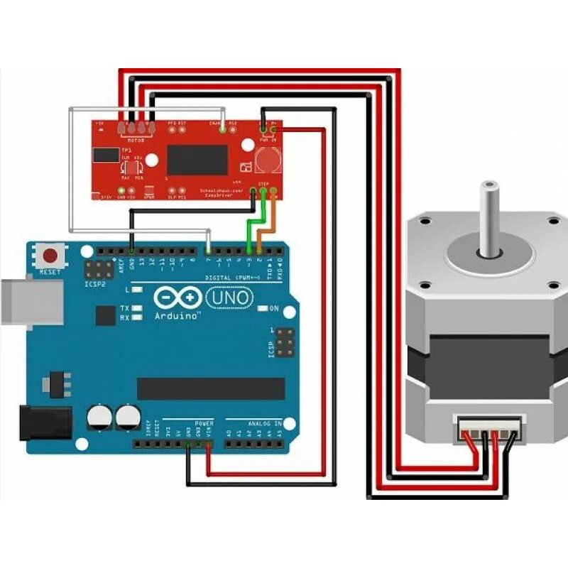 Подключение шагового двигателя к ардуино уно A3967 Stepper Motor Driver Module buy online at Low Price in India - Electronics