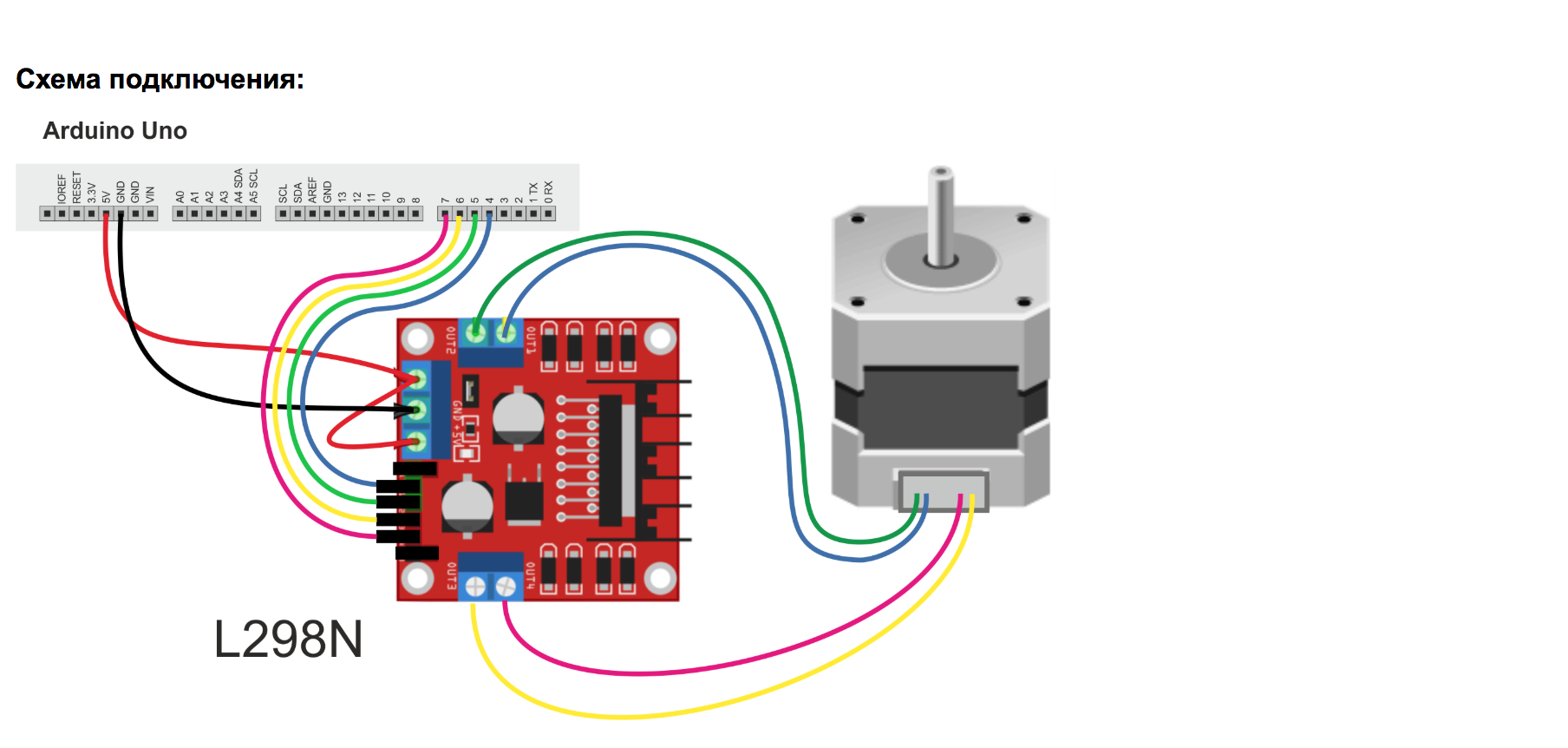 Подключение шагового двигателя к драйверу Как установить драйвера ардуино: найдено 75 изображений