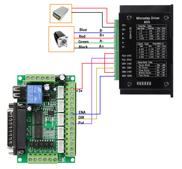 Подключение шагового двигателя к контроллеру 3 оси Cnc контроллер комплект Nema 23 шагового двигателя 175 унций-в M335 мотор 