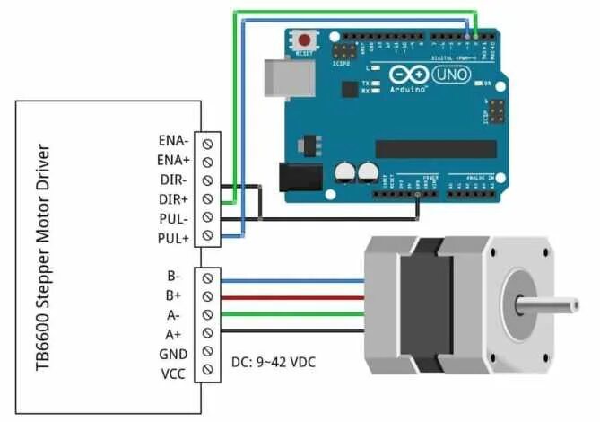 Подключение шагового двигателя nema 17 Driver TB6600 - Electrónica DIY Guatemala