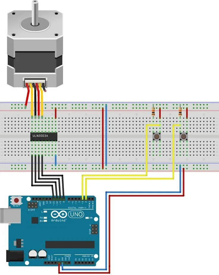 Подключение шагового двигателя от dvd к ардуино Arduino, Arduino stepper, Stepper motor