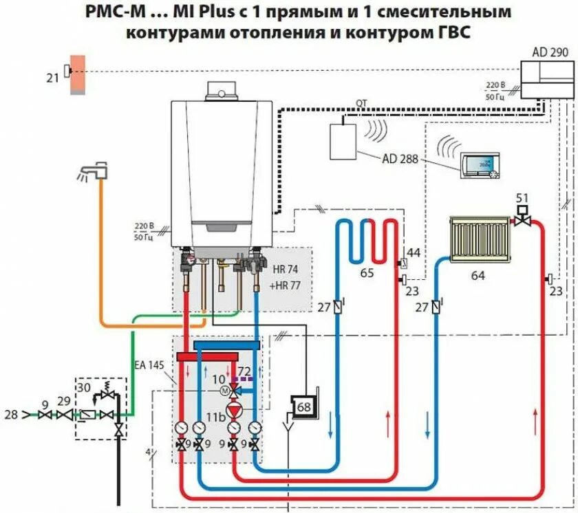 Подключение схема навесного котла Картинки СХЕМЫ ПОДКЛЮЧЕНИЯ ГАЗОВОГО ОТОПЛЕНИЯ