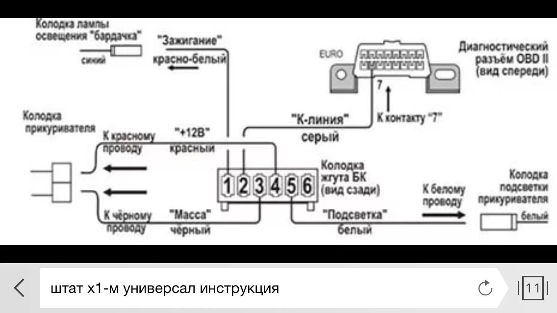 Подключение штат ваз 2110 Бк штат х1-м - DRIVE2