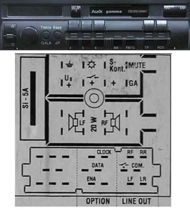 Подключение штатной магнитолы ауди Ⓐ Ⓤ Ⓓ Ⓘ ⇒ Разблокировка автомагнитолы Ауди (обновлено) Распиновка - Audi A6 (C4)