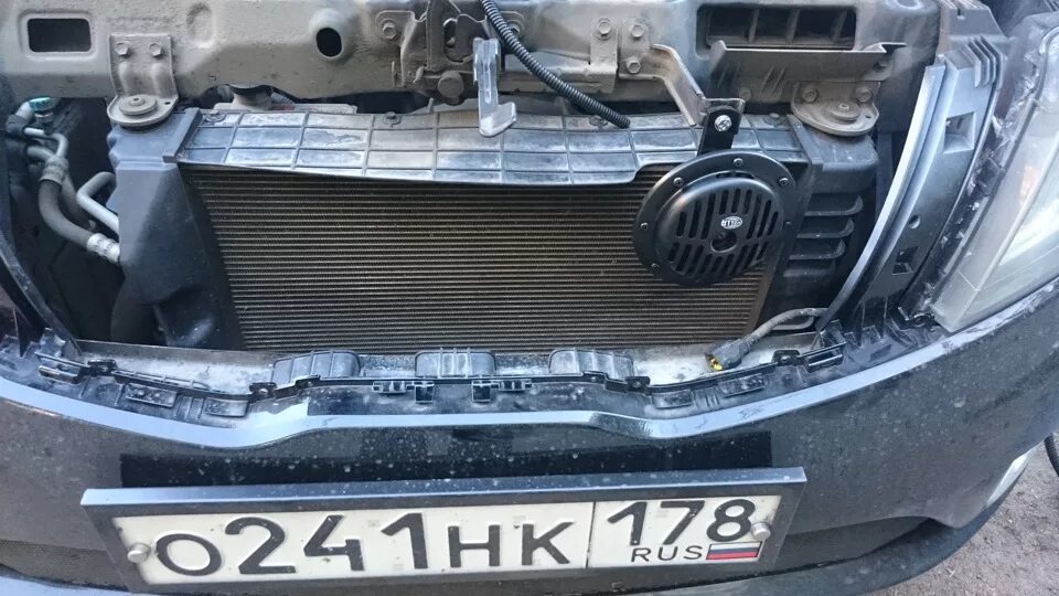 Подключение сигнала киа рио 3 Замена звукового сигнала. - KIA Rio (3G), 1,6 л, 2012 года своими руками DRIVE2