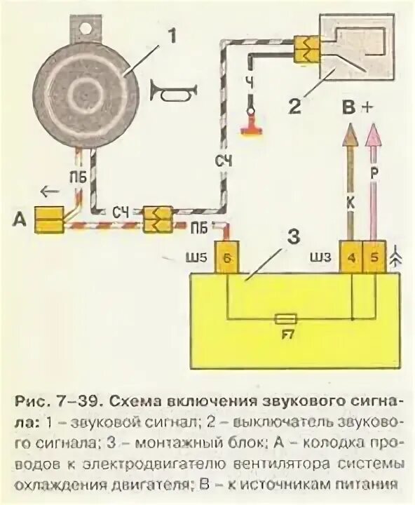 Подключение сигнала ваз 2110 Замена штатной "пукалки" на солидный волговский сигнал. - Lada 21124, 1,6 л, 200