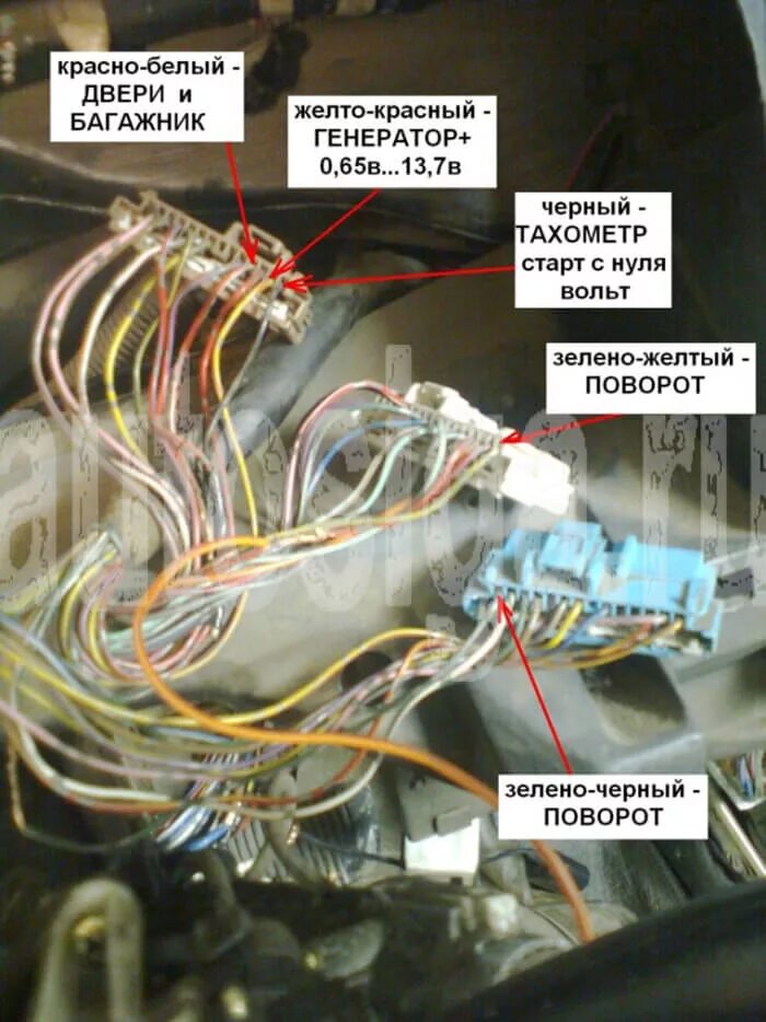 Подключение сигнализации авенсис Установка сигнализации на Toyota Caldina 1996-1997 - подключение автосигнализаци