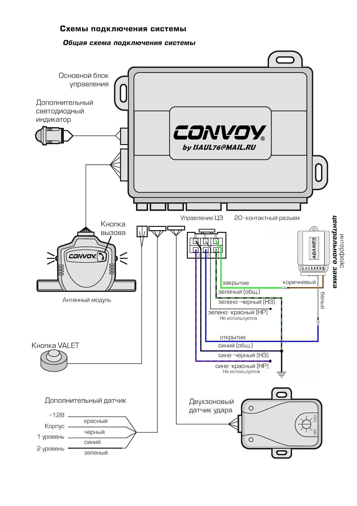 Подключение сигнализации без обратной связи Установка сигнализации CONVOY MP150 Часть-1 - ЗАЗ Sens, 1,3 л, 2014 года аксессу