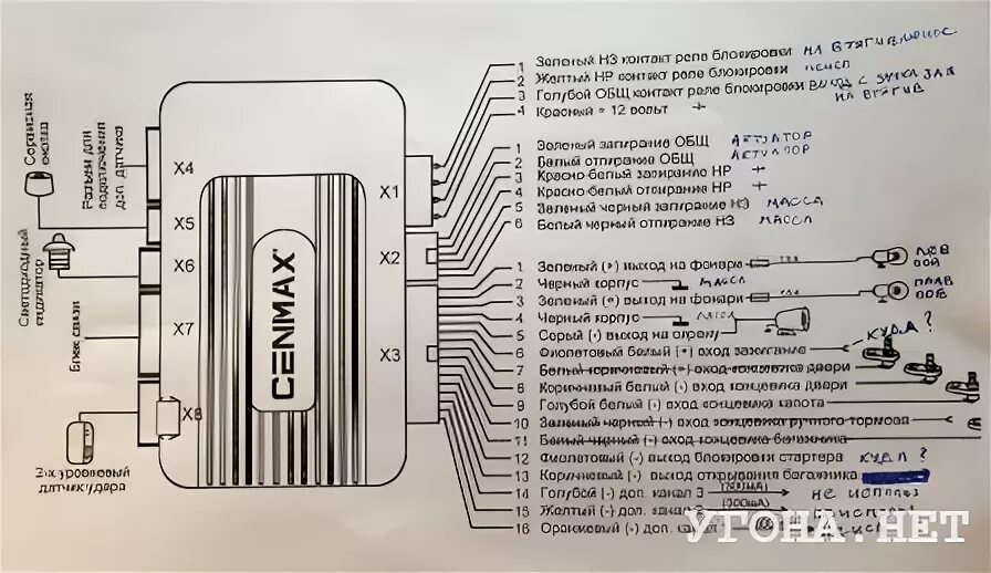 Подключение сигнализации cenmax st 8a Cenmax Vigilant V11-D - автосигнализации, иммобилайзеры, защита от угона - Угона