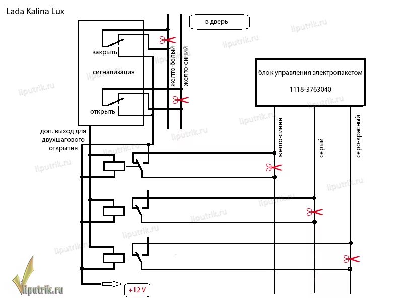 Подключение сигнализации калина liputrik.ru: Lada Kalina