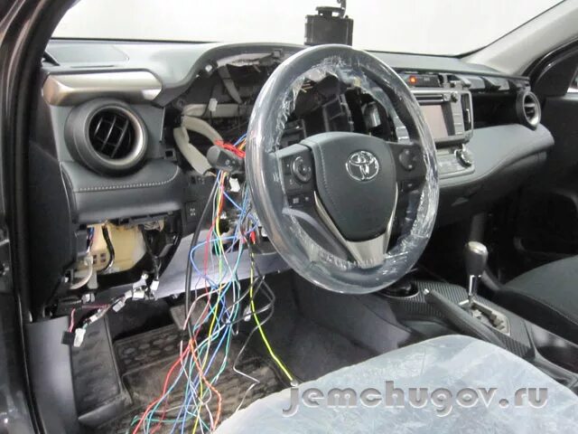 Подключение сигнализации рав 4 Автозапуск на toyota rav4 CarsVideo.ru