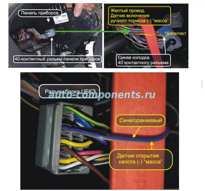 Подключение сигнализации уаз Сигнализация на Уаз Патриот 2017 - бесключевой обход Auto-Components.Ru