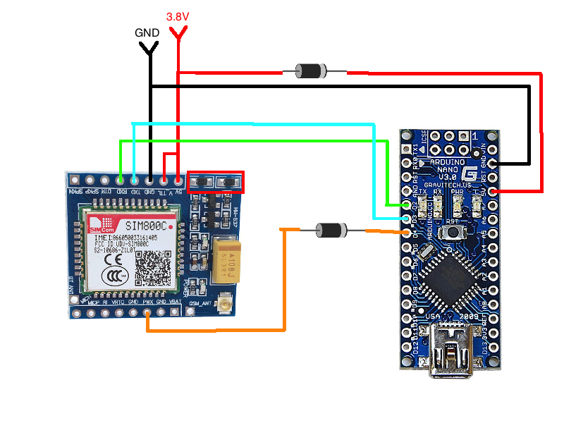 Подключение сим камеры Gallery GSM Remote Hackaday.io