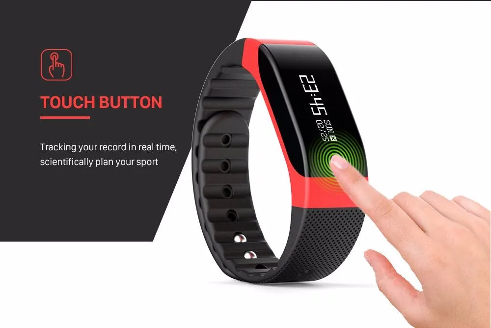 Подключение smart band 4 Sma-coach Kebugaran Tracker Dengan Sdk Dan Api Heart Rate Monitor Layar Sentuh P