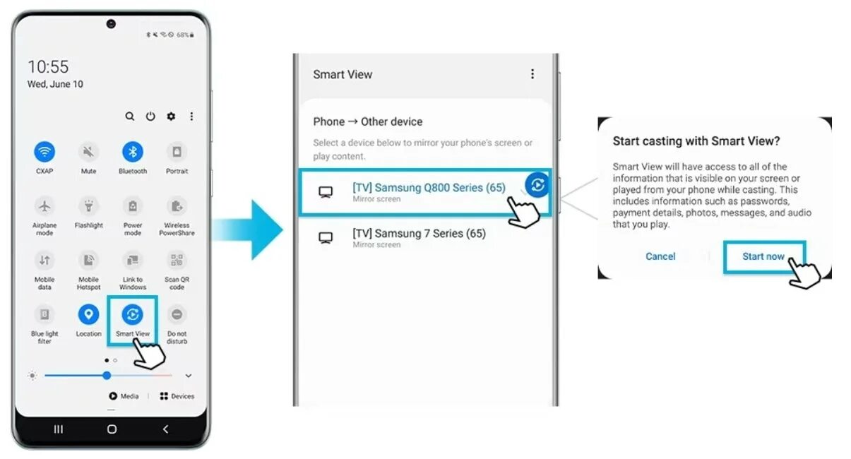 Подключение smart view к телевизору 9 Fixes to 'Can't Take Screenshot Due to Security Policy' Error-Dr.Fone