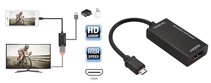 Подключение смартфона через hdmi Как подключить телефон к телевизору: 3 самых быстрых способа Блог F.UA