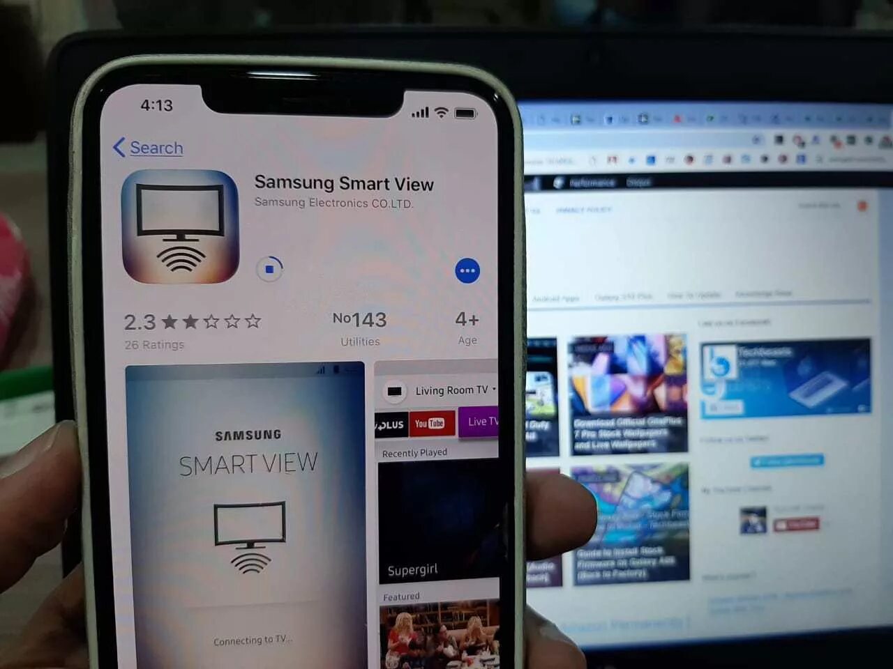 Подключение смартфона к телевизору samsung Программа для дублирования экрана телефона