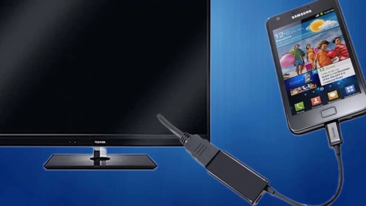 Подключение смартфона к телевизору samsung How to hook up computer to tv - YouTube