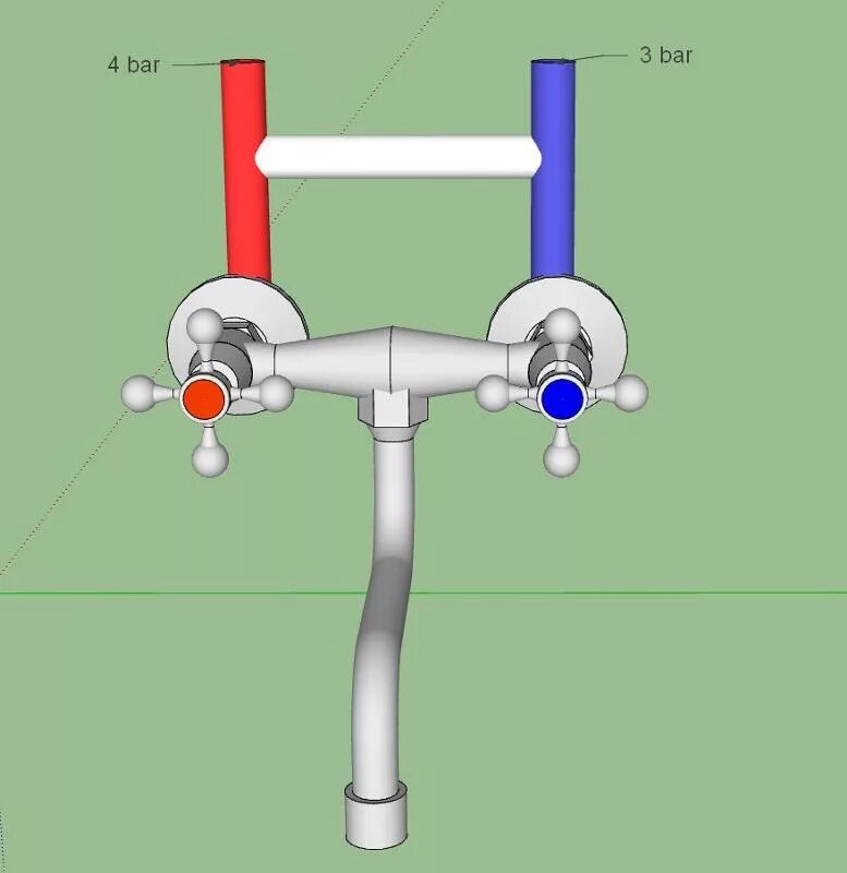 Подключение смесителя с какой стороны горячая Ответы Mail.ru: Будет ли до смесителя горячая вода смешиваться с холодной?