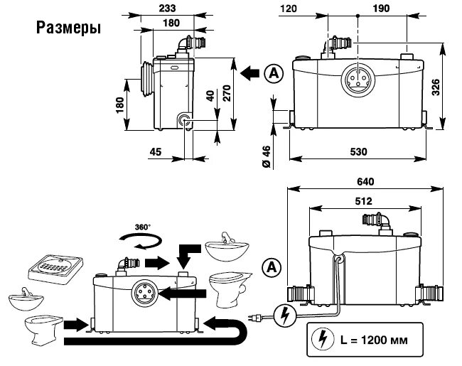 Подключение сололифт 2 SFA Saniplus Silence по цене 45 660 руб. - ХИТБОЙЛЕР