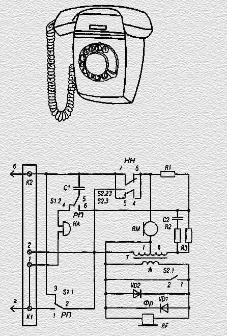 Подключение советского телефона Телефонный аппарат ТАСт-70Все о ремонте телефонных аппаратов Все о ремонте телеф