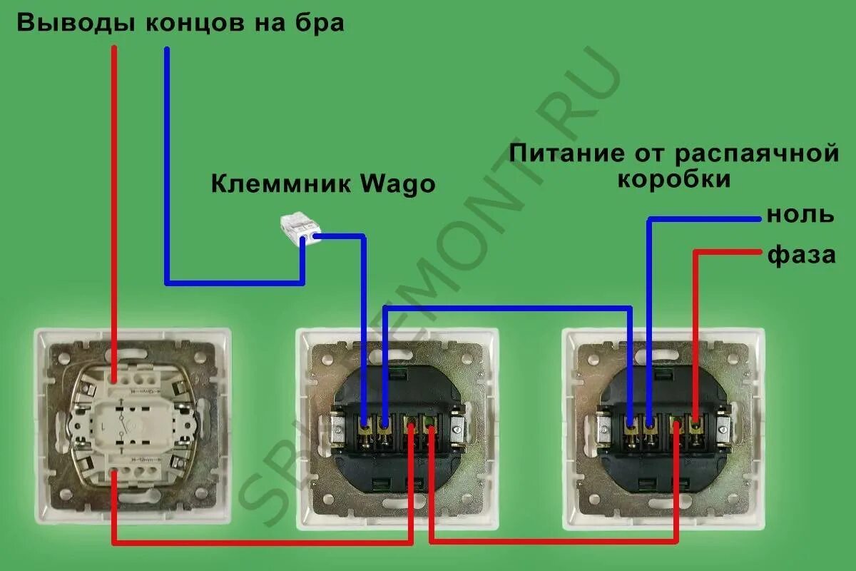 Подключение совмещенной розетки выключателя Двойная розетка: необходимость или вынужденная мера? Самостоятельно подключение