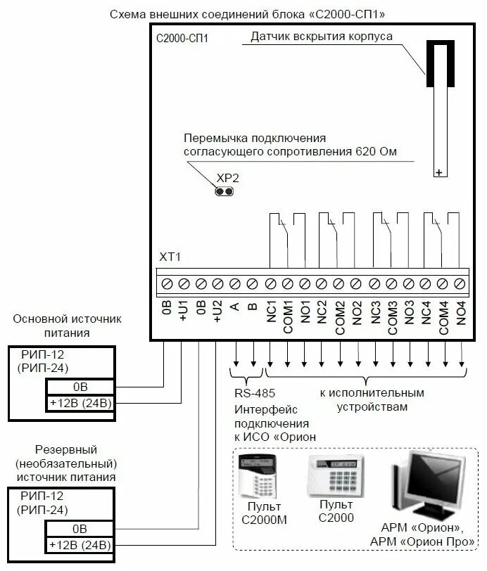 Подключение сп 1 С2000-Сп1 - купить в интернет-магазине по низкой цене на Яндекс Маркете