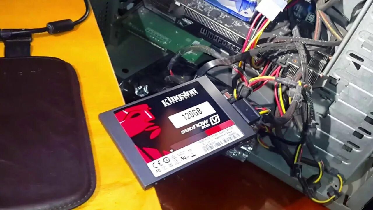 Подключение ssd к блоку питания Установка SSD диска в старый корпус ! - YouTube