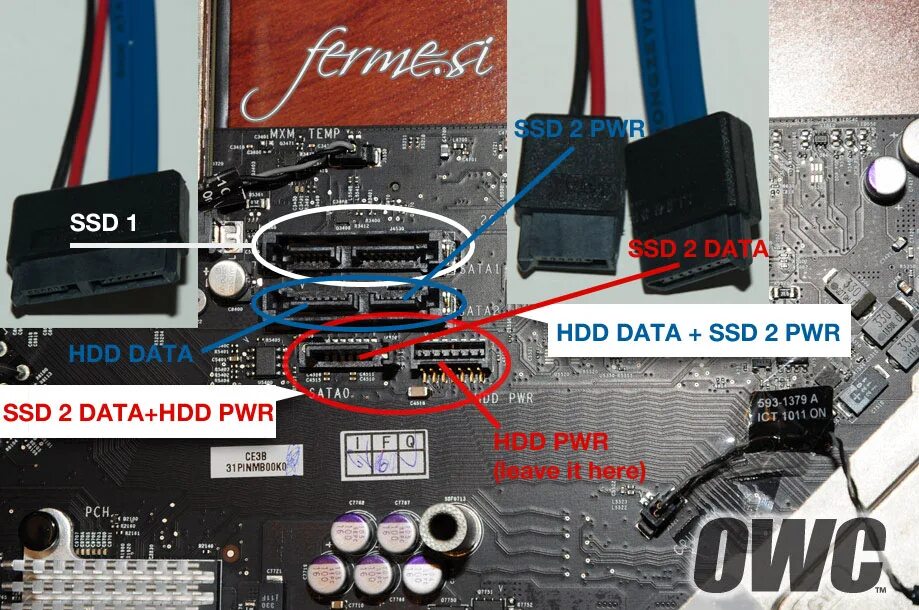 Подключение ssd к компьютеру sata HOW TO iMac 27" (mid 2011) two SSDs in RAID 0 config + HDD MacRumors Forums