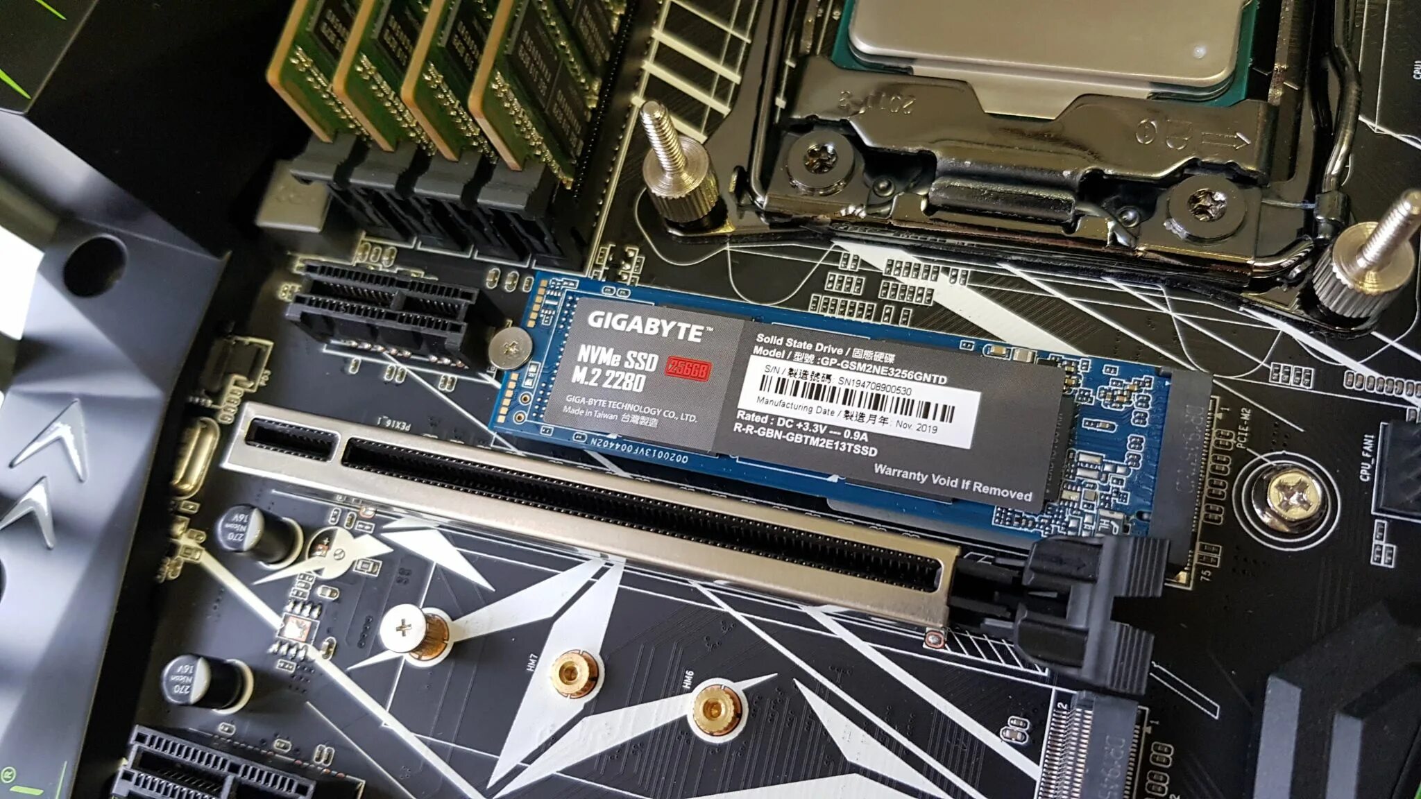 Подключение ssd m 2 SSD диск GIGABYTE M.2 2280 256 Гб PCIe Gen3x4 TLC (GP-GSM2NE3256GNTD) - купить п