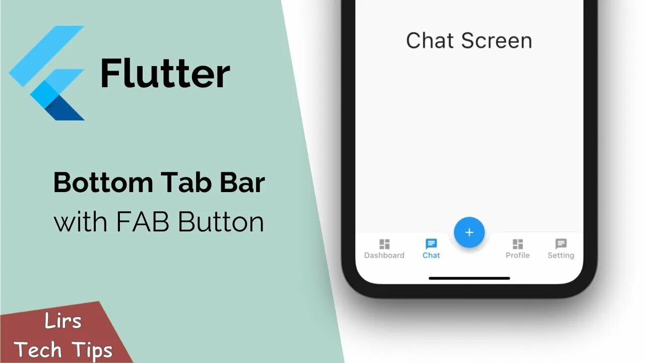 Подключение стандартного телефона Flutter: Bottom Tab Bar Navigation with FAB Button - YouTube