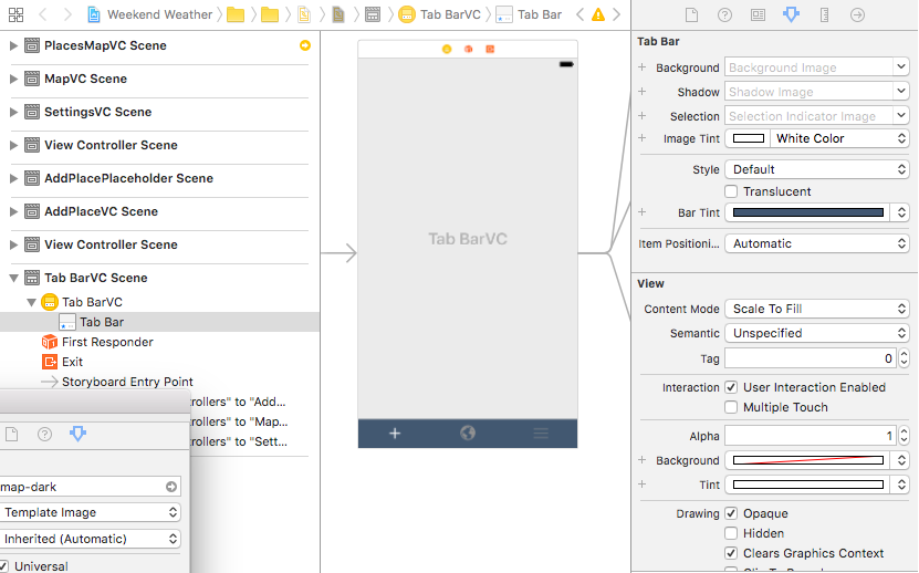 ios - customizing tabbar controller with storyboard referencing - Stack Overflow