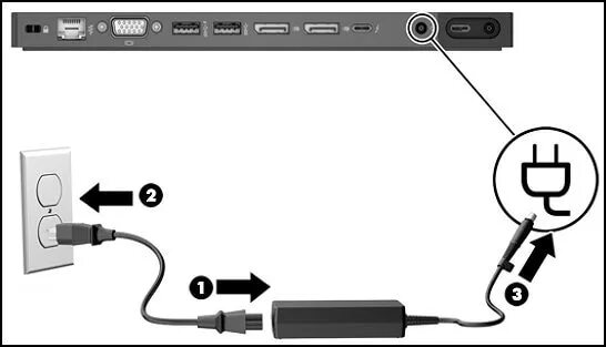 Подключение станции к телефону HP Elite Dock with Thunderbolt 3 and HP ZBook Dock with Thunderbolt 3 - Using an