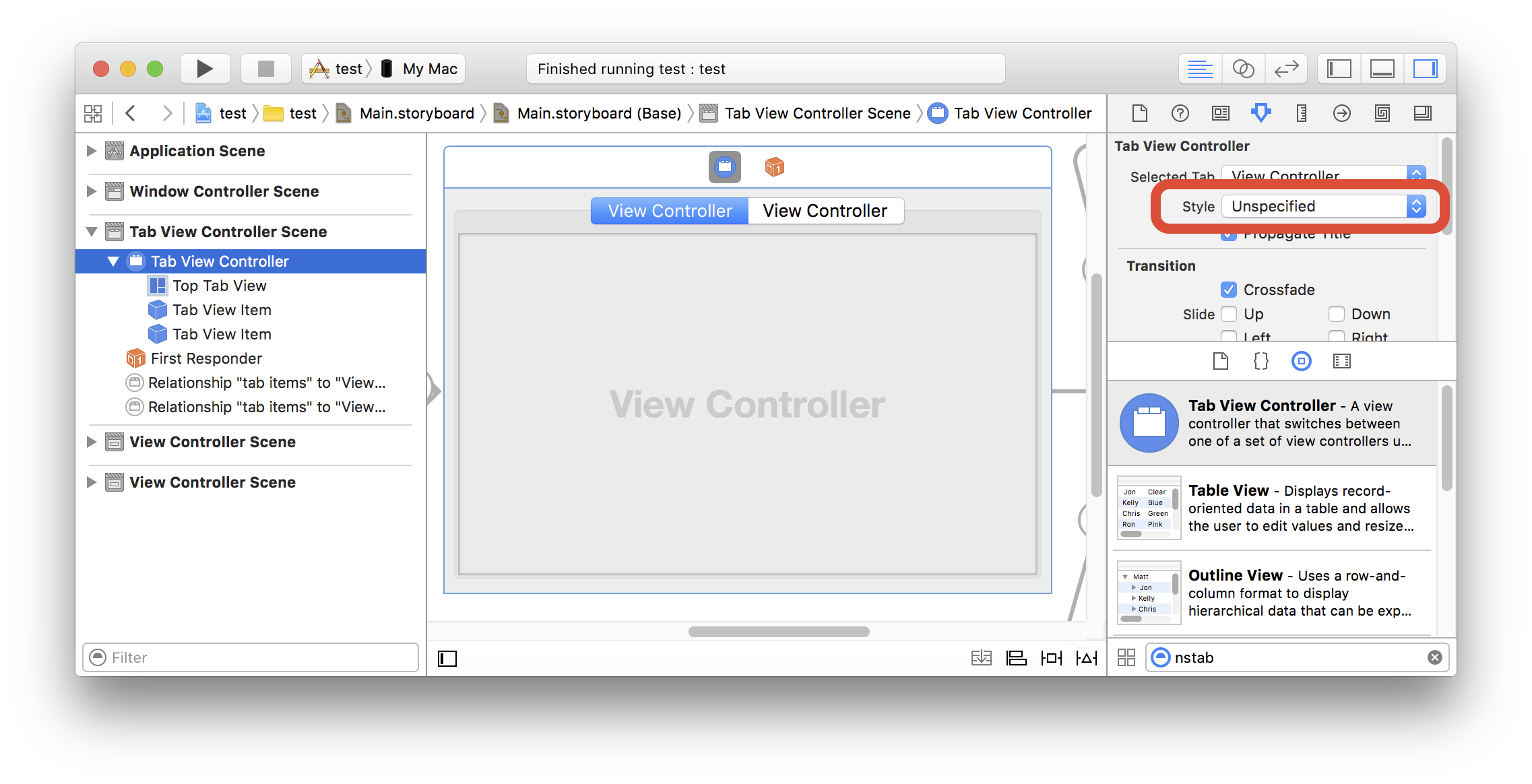 Подключение стар 3 macos - Hide tab bar in NSTabViewController in storyboard - Stack Overflow