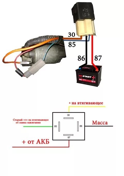 Подключение старой реле стартера 88. Доп реле на стартер и замена сайлентблоков стойки стабилизатора - ЗАЗ Sens, 