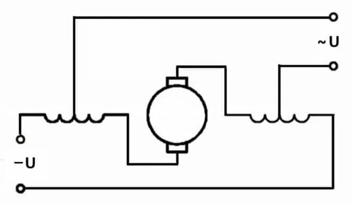 Подключение статора коллекторного двигателя переменного тока Как двигатель постоянного тока запустили на переменном ElectricaProsto Дзен