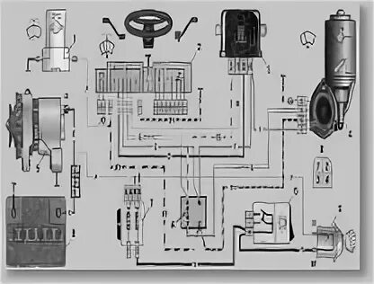 Подключение стеклоочистителя ваз 2106 Электросхемы автомобиля ВАЗ-2106 и его модификаций