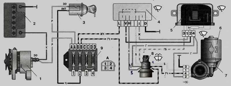 Подключение стеклоочистителя ваз Как проверить моторчик дворников на ваз 2101 - фото - АвтоМастер Инфо