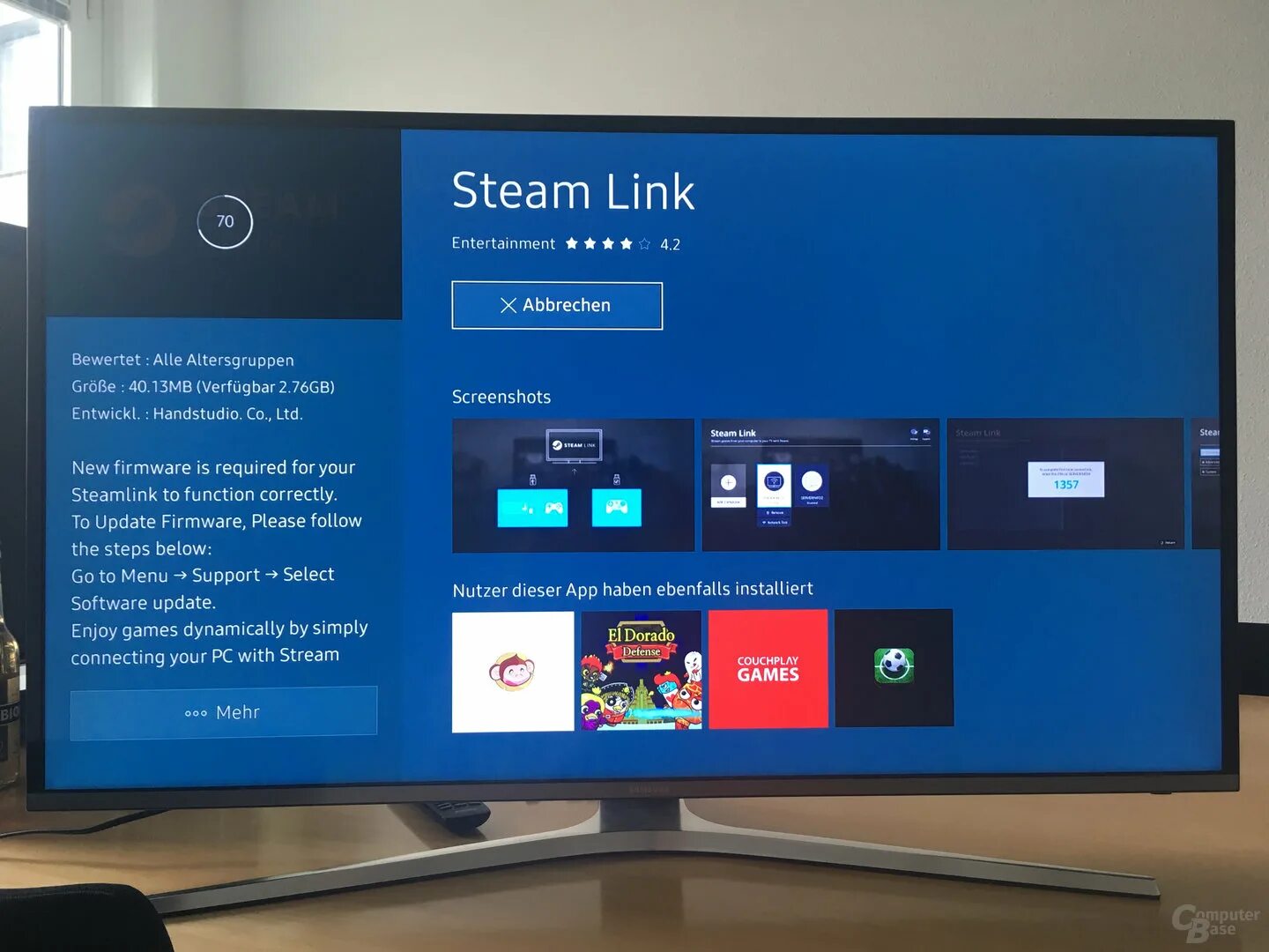 Подключение стим дек к телевизору Bilder - Valve: Samsung integriert Steam Link per App im Smart TV - ComputerBase