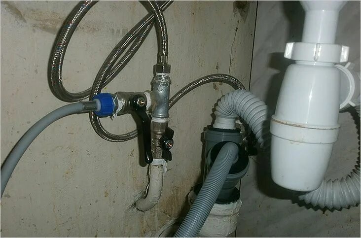 Подключение стиральной машины мойке How to Connect a Washing Machine Drain Hose