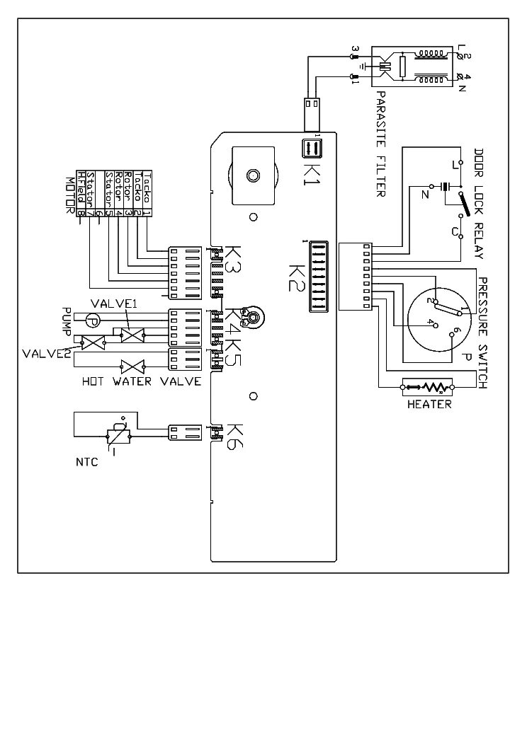 Подключение стиральных машин vestel VESTEL ELECTRONIC VERSION 600-800-1000-1200 RPM DOUPLE WATER ENTERY SCH Service 