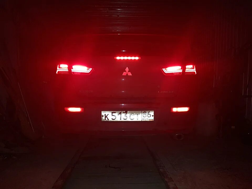 Подключение стоп сигнала на катафоты лансер 10 Светодиодные фонари на Lancer X - Mitsubishi Lancer X, 2 л, 2008 года тюнинг DRI