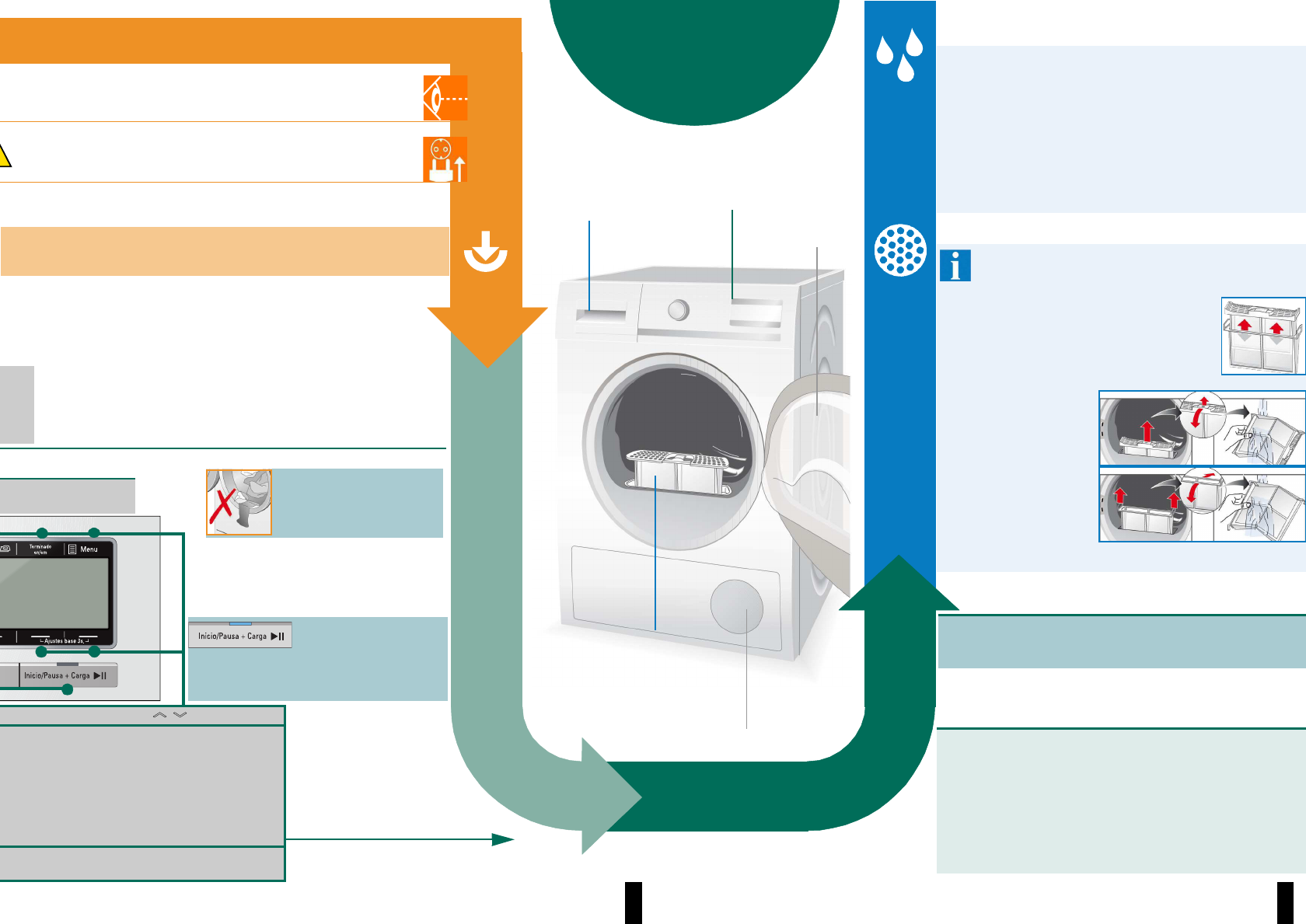 Подключение сушильной машины grundig Manual Siemens WT47Y780NL (page 4 of 10) (English)